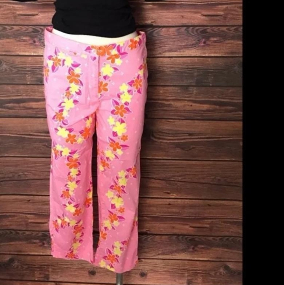 Lilly pulitzer sz 6 highwaisted pants